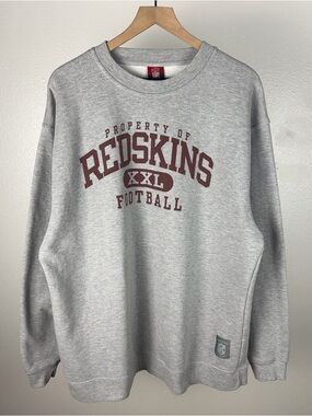 Vintage NFL Washington Redskins Reebok Gridiron Classic Sweatshirt Size 2XL